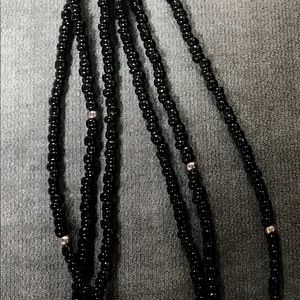 N1500 Retired Silpada Black Glass Beads